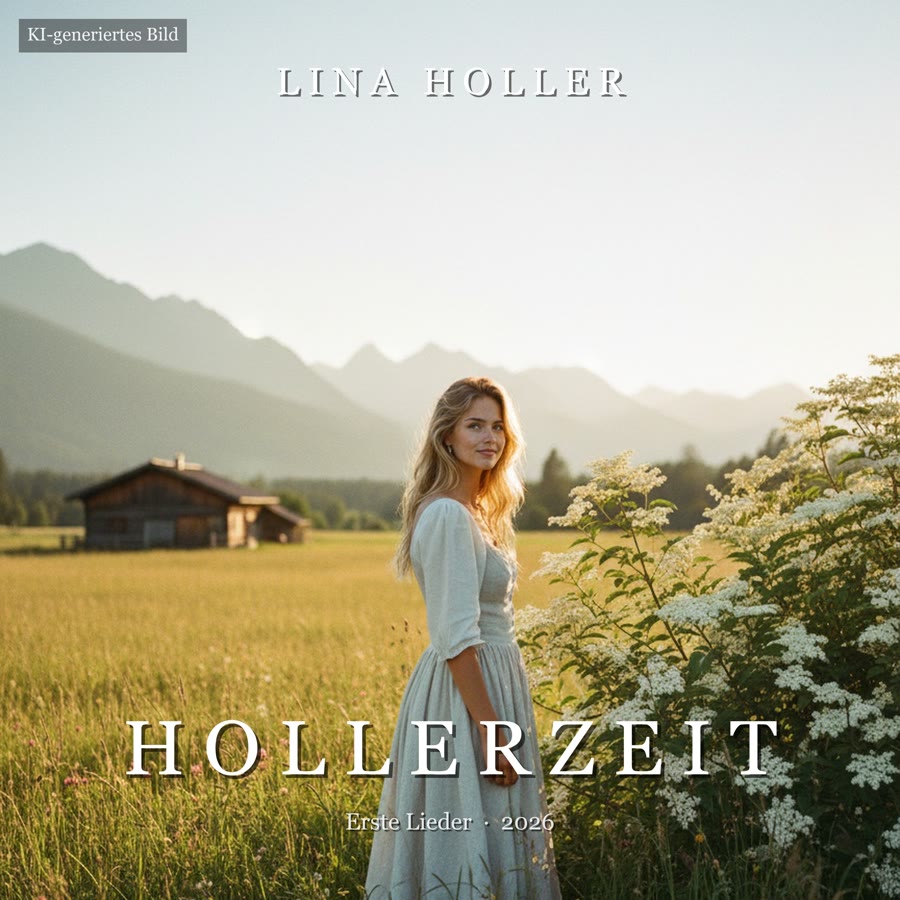 Hollerzeit — Albumcover, KI-generiertes Bild